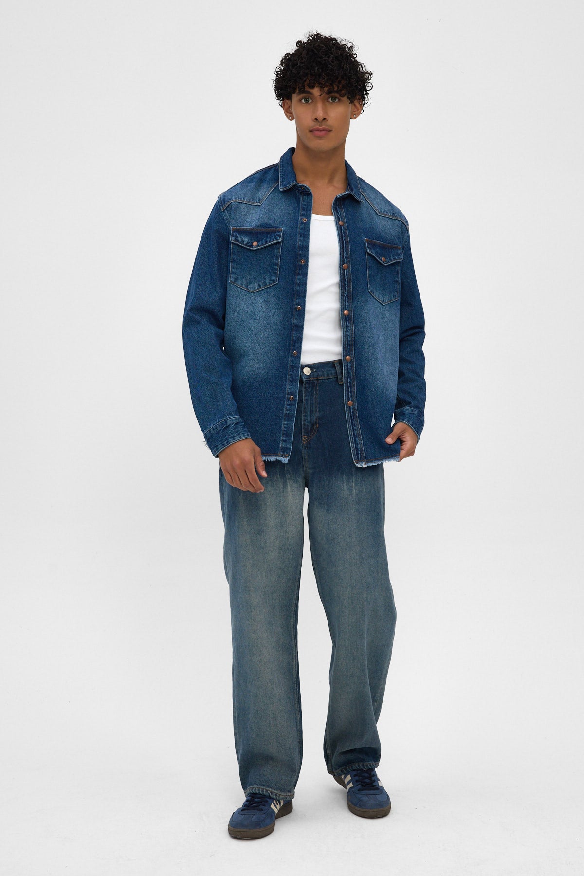 Medium Indigo Denim Shirt
