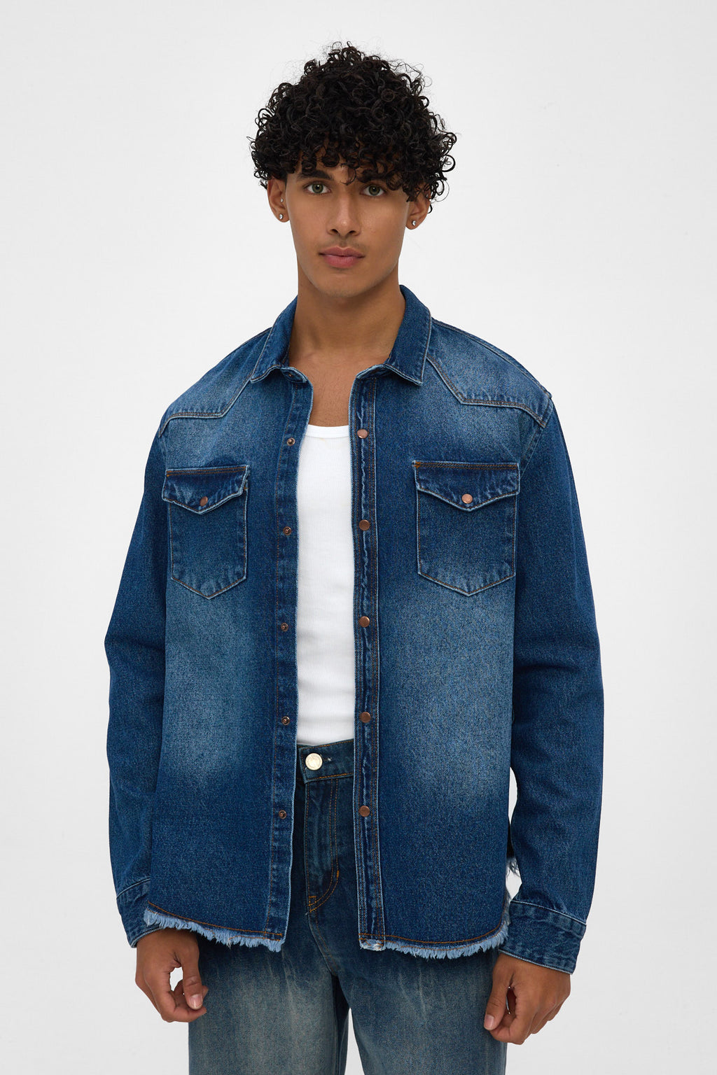 Medium Indigo Denim Shirt
