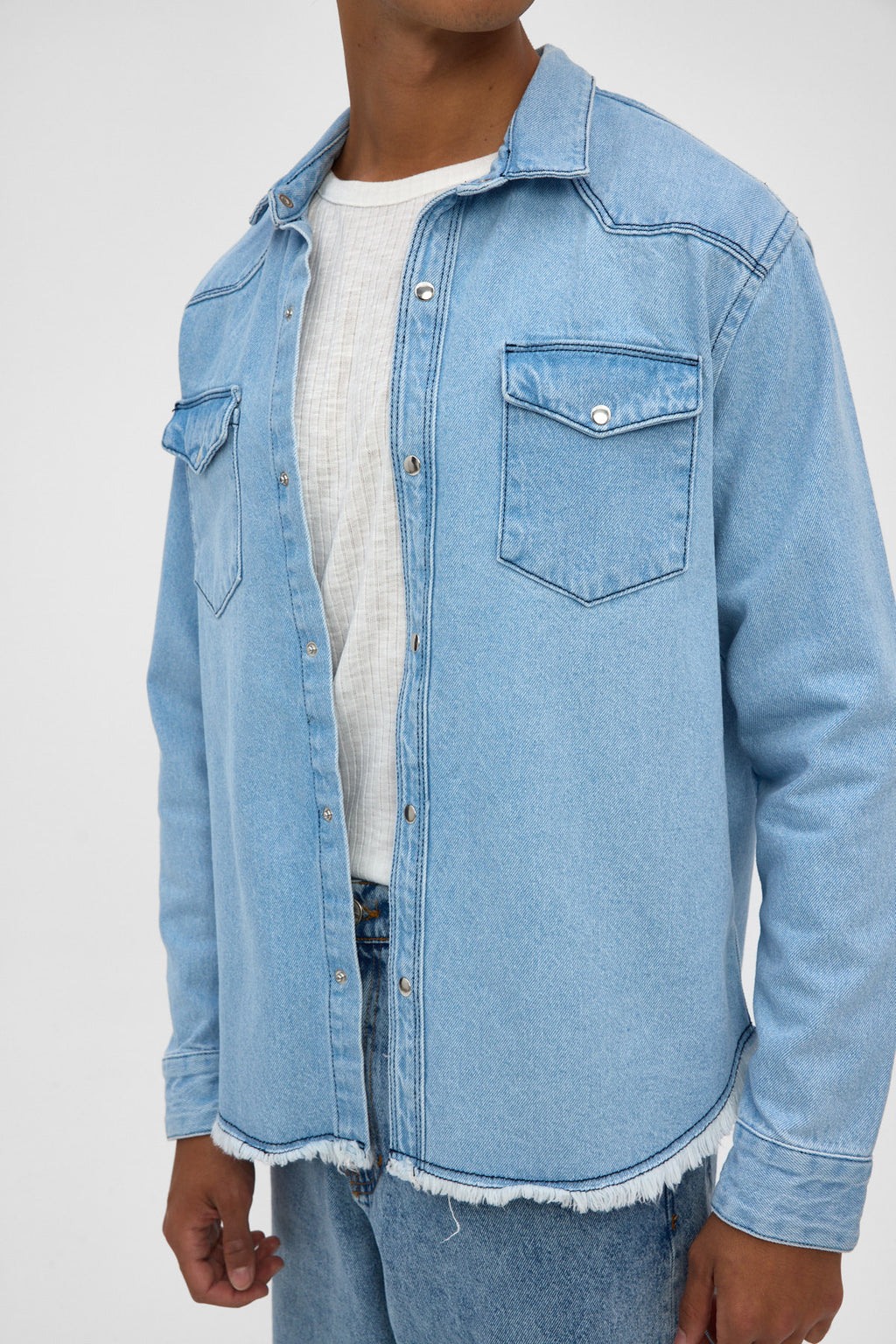 Light Blue Denim Shirt