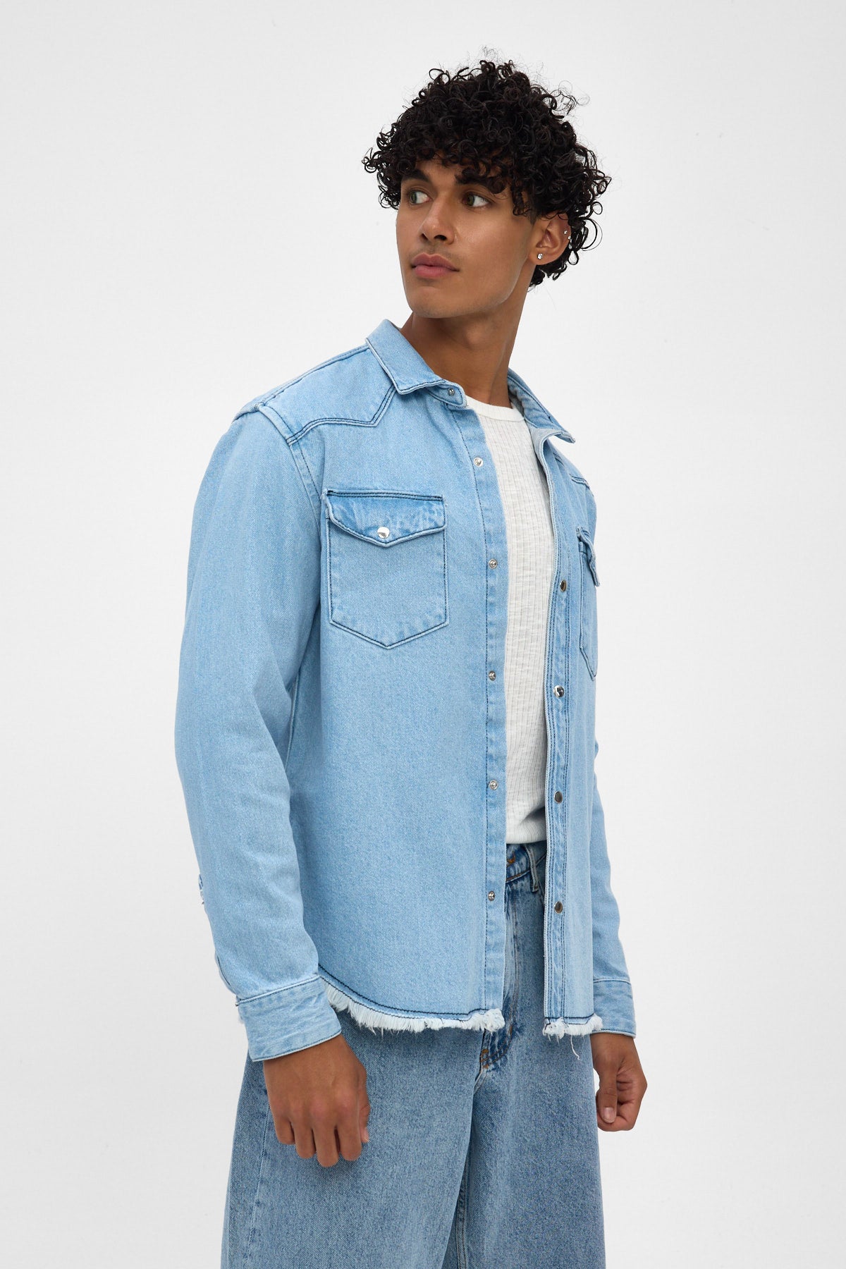 Light Blue Denim Shirt