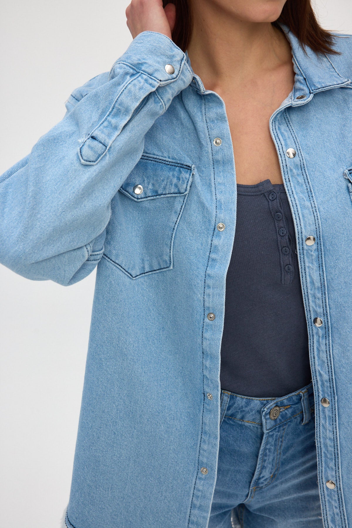 Light Blue Denim Shirt