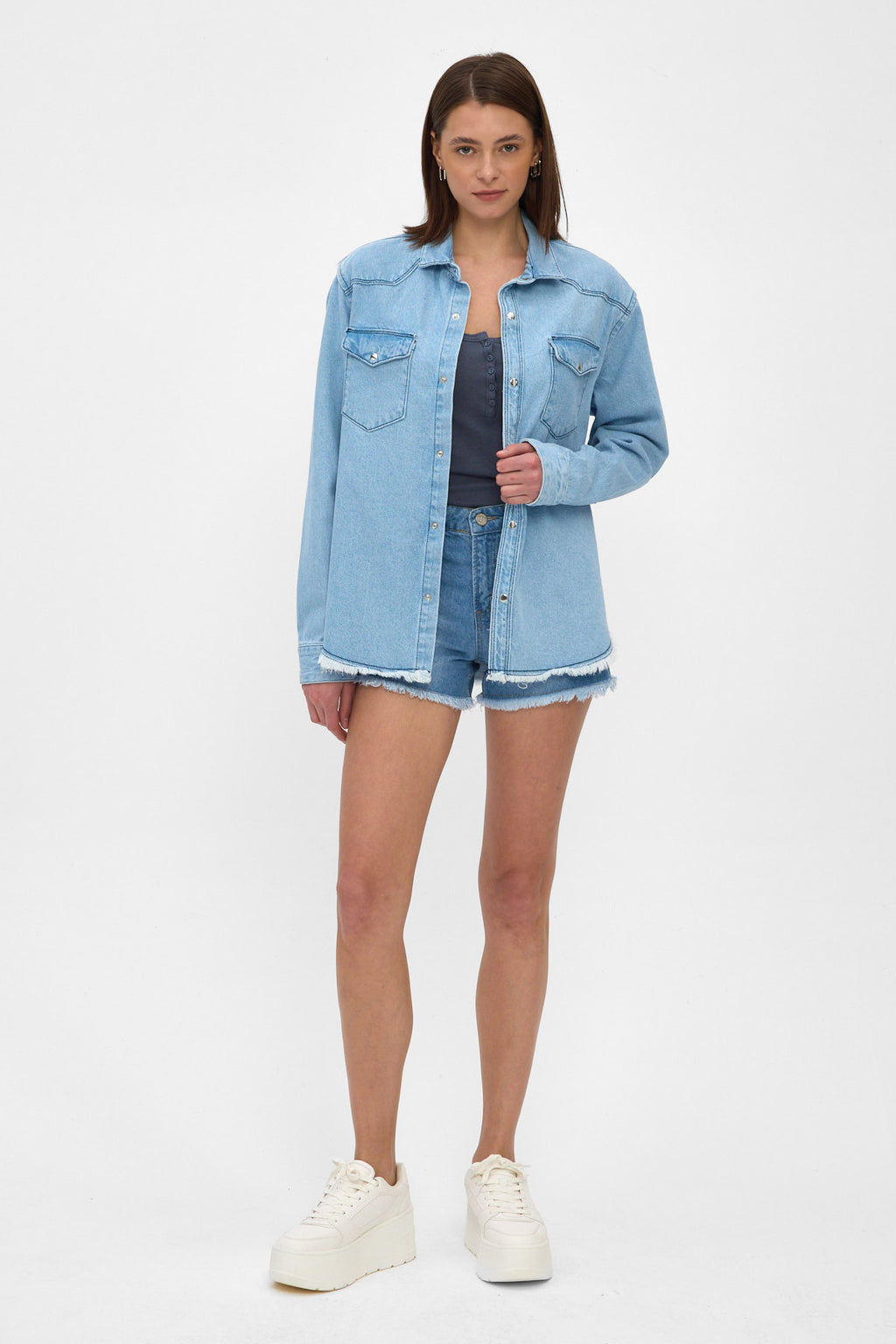 Light Blue Denim Shirt