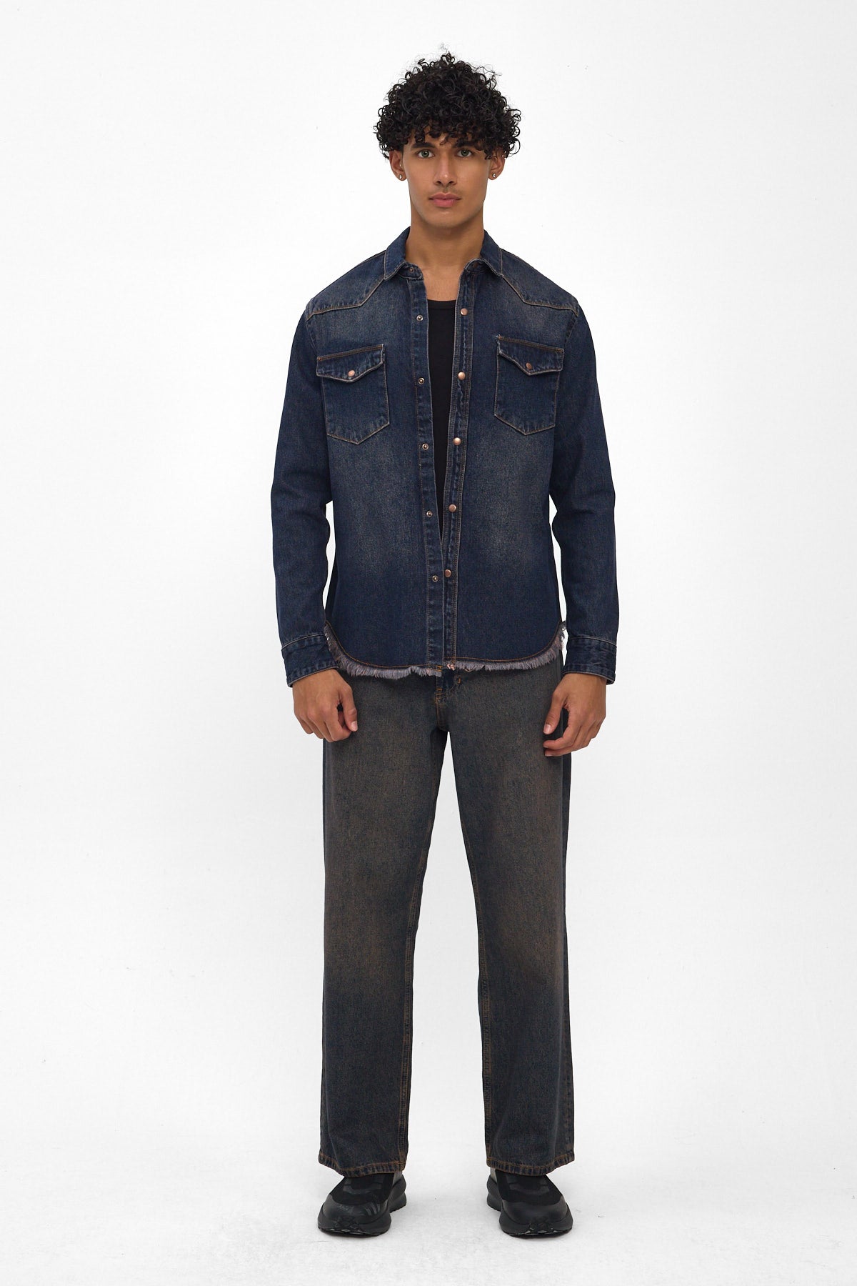 Dark Indigo Denim Shirt