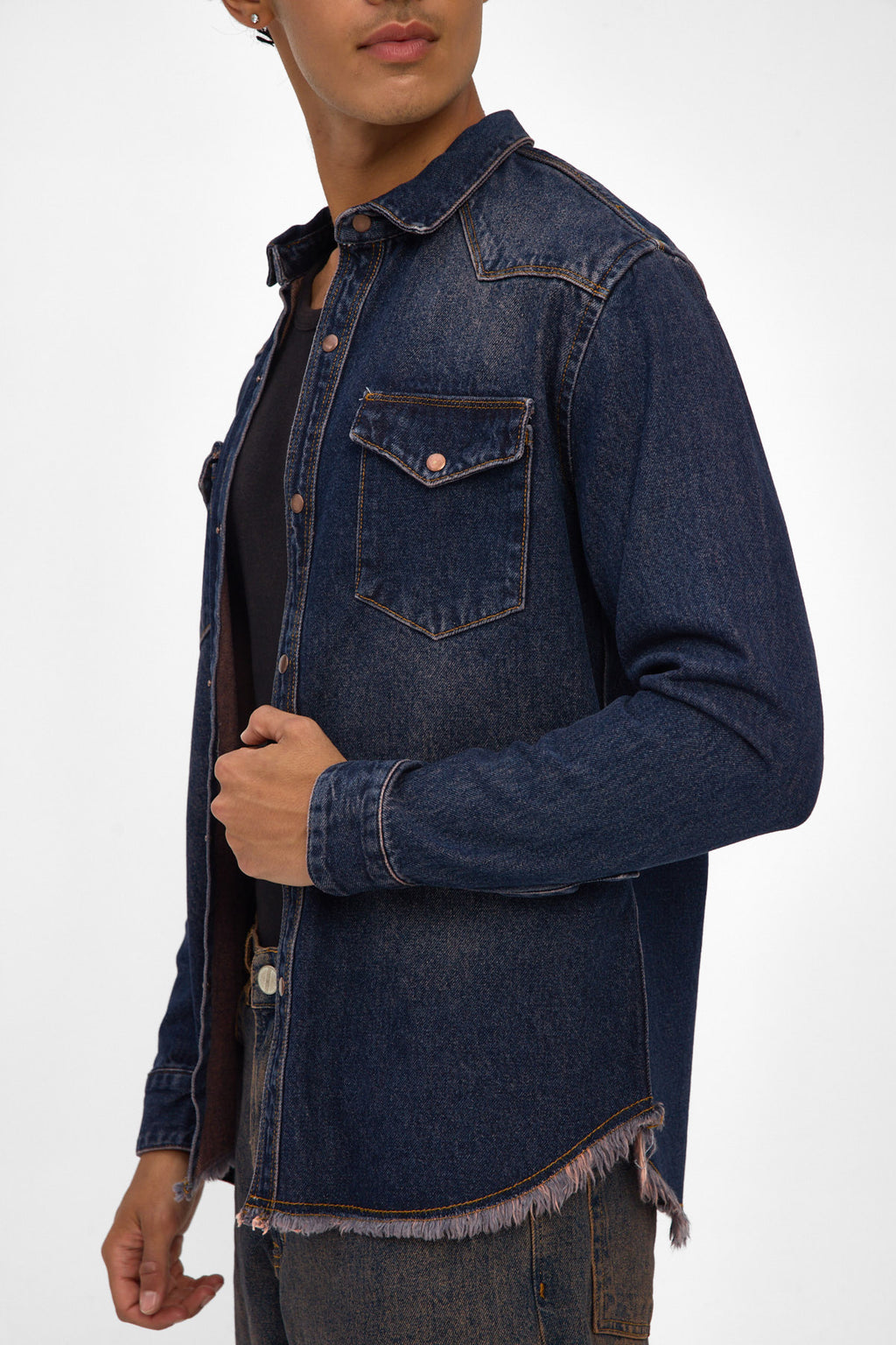 Dark Indigo Denim Shirt