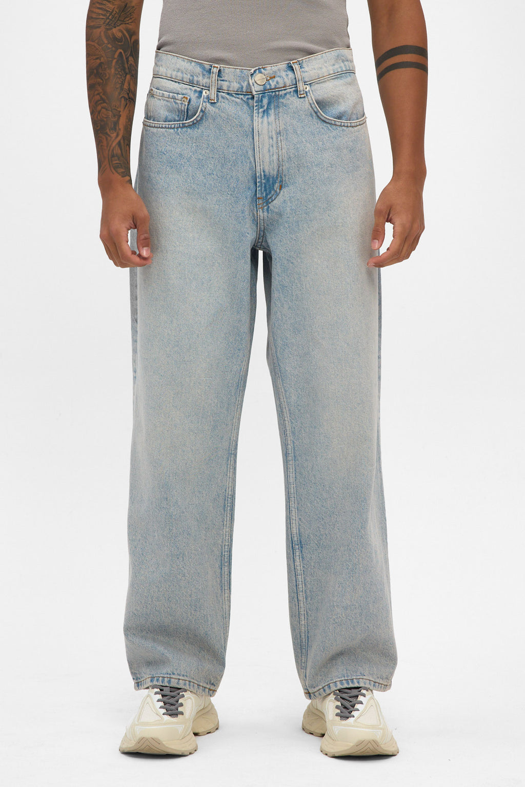 Light Blue Loose Fit Jeans