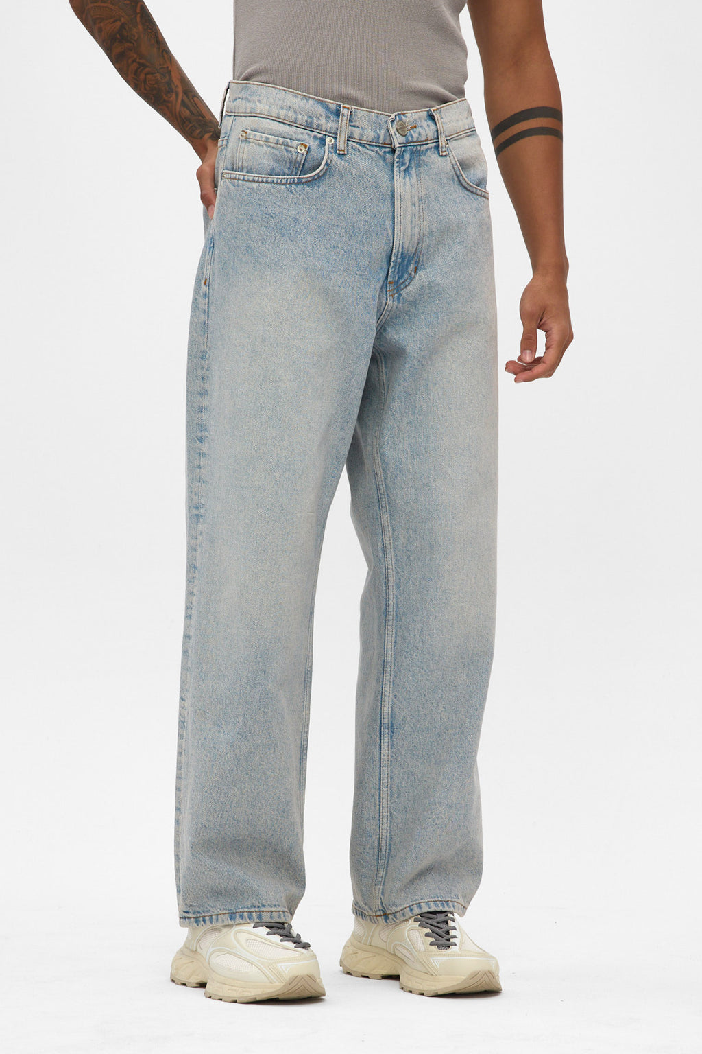 Light Blue Loose Fit Jeans