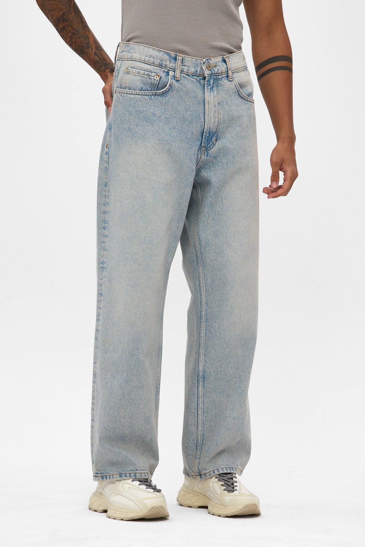 Light Blue Loose Fit Jeans
