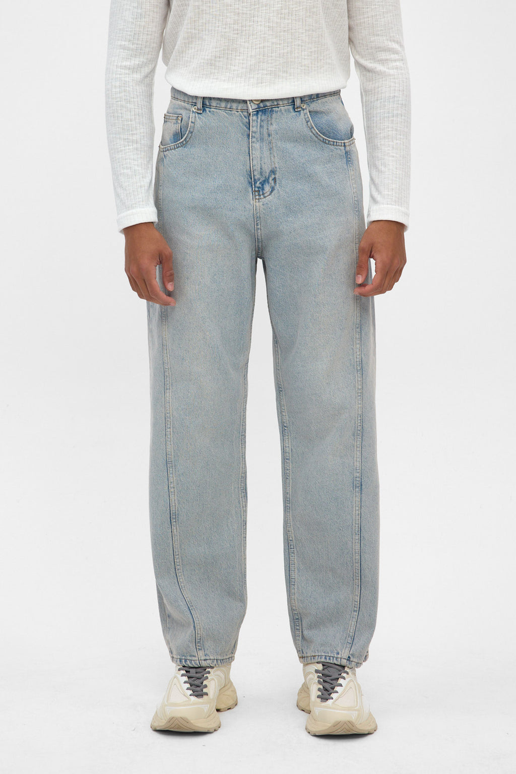 Light Blue Baggy Fit Jeans