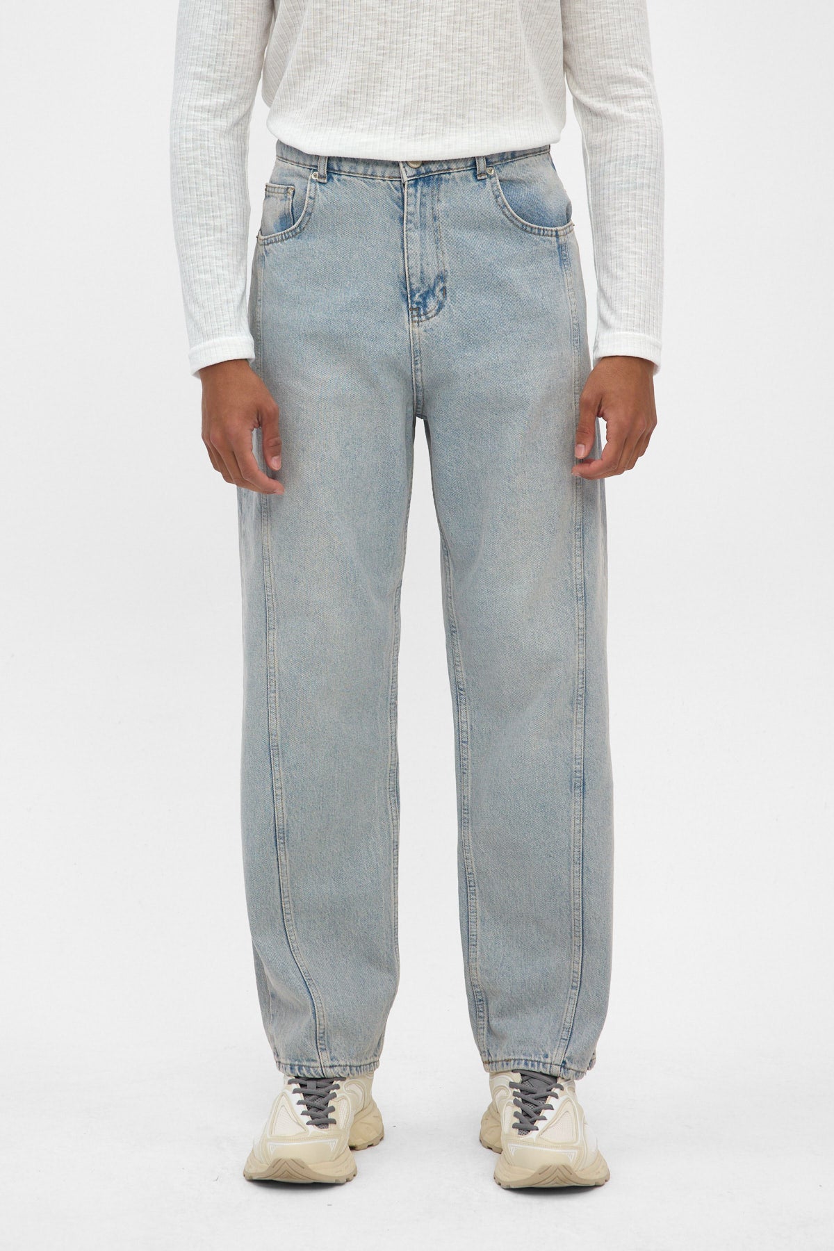 Light Blue Baggy Fit Jeans