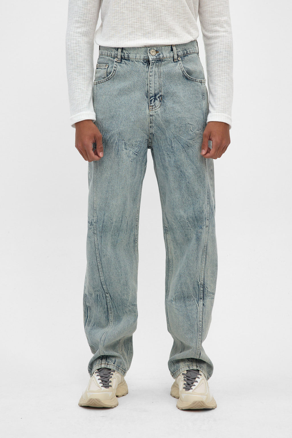 Light Blue Baggy Fit Jeans