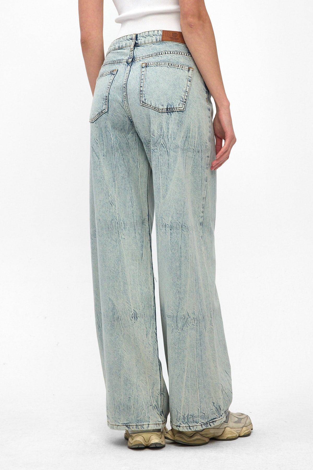 Light Blue Wide Leg Jeans