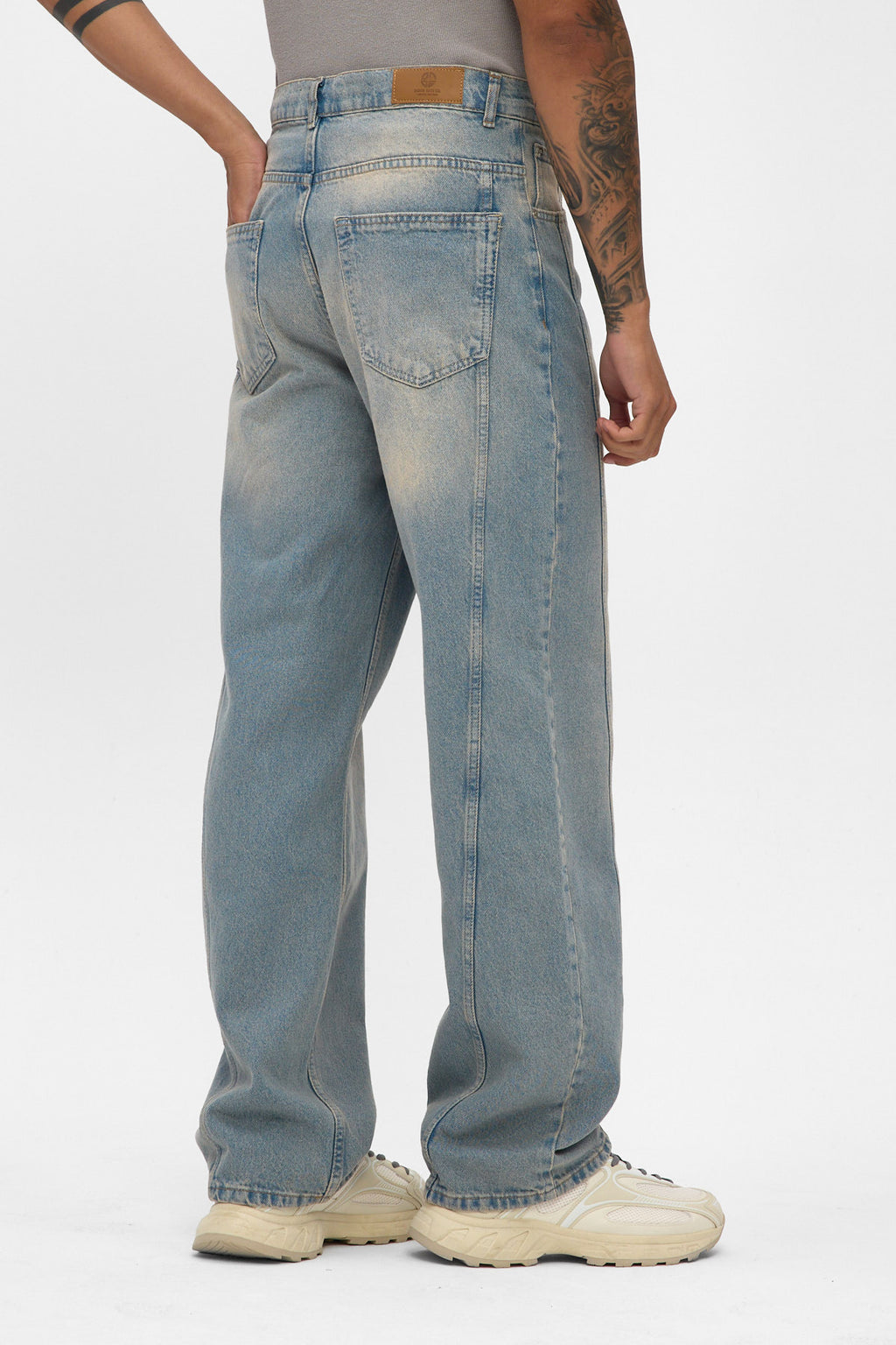 Light Blue Baggy Fit Jeans