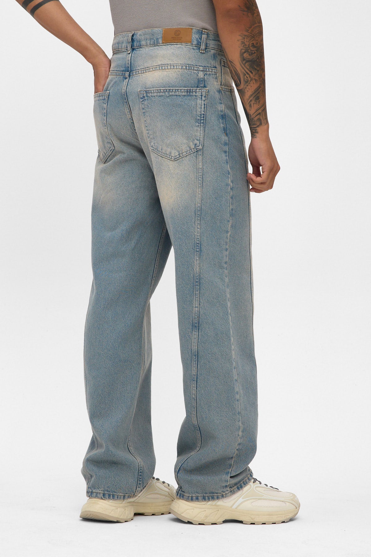 Light Blue Baggy Fit Jeans