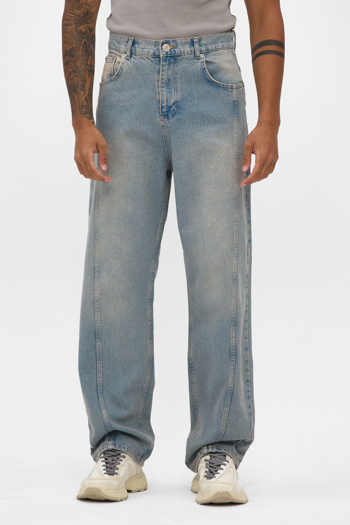 Light Blue Baggy Fit Jeans