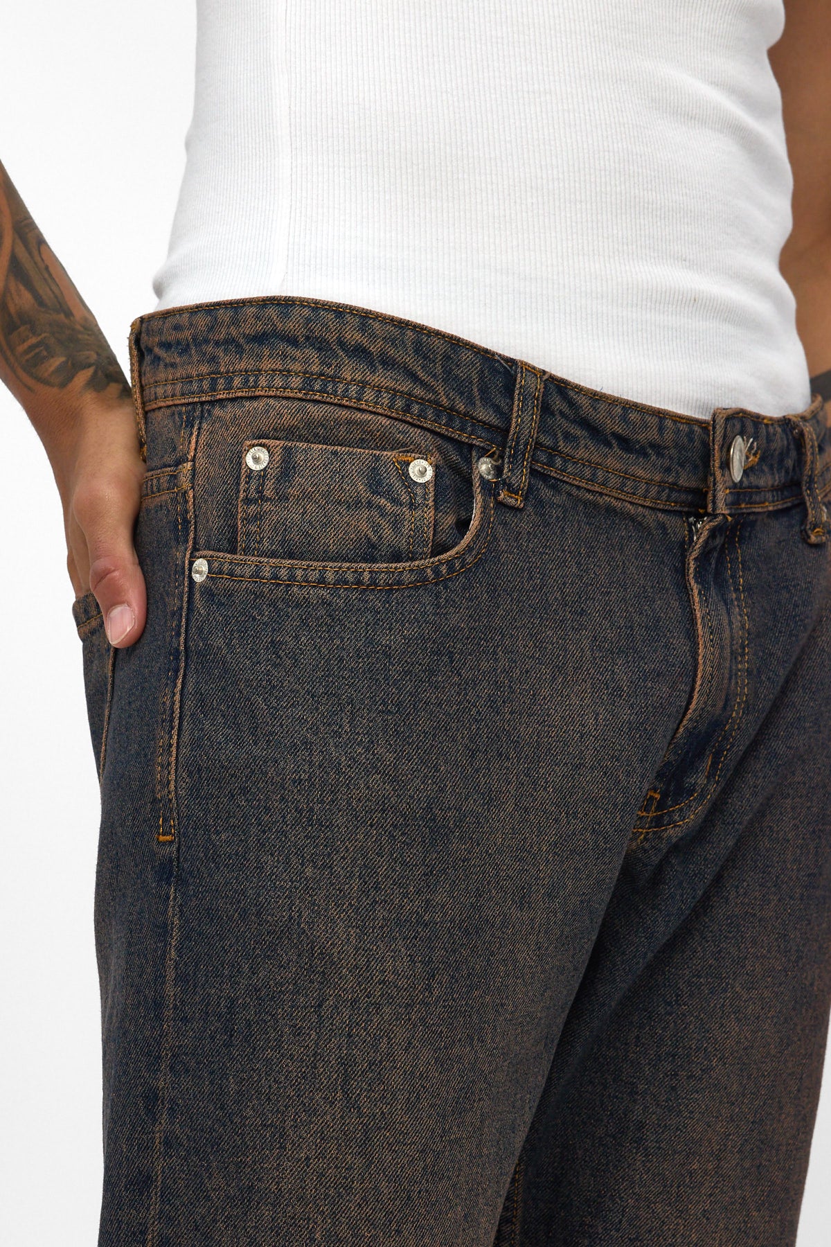 Indigo Tint Regular Jeans