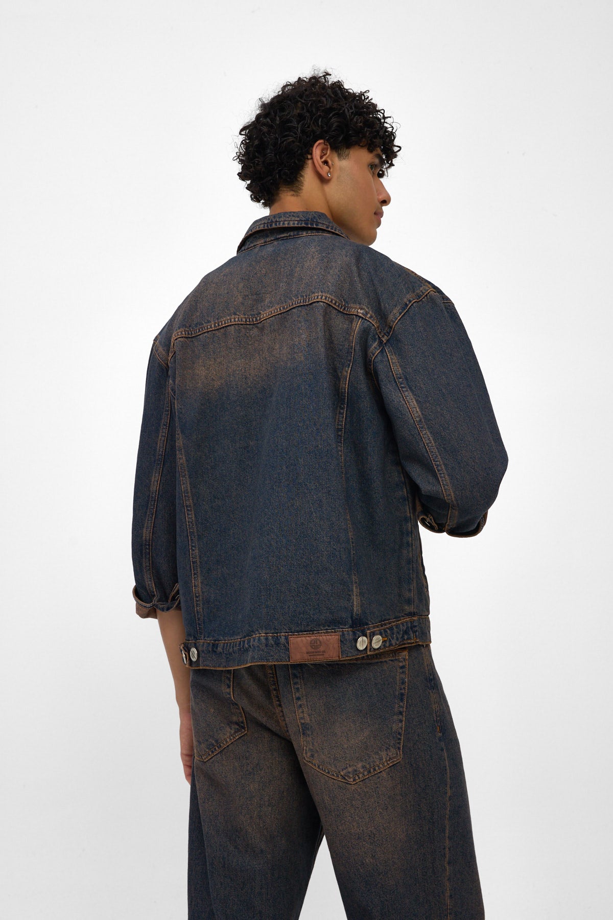 Oversize Indigo Tint Denim Jacket