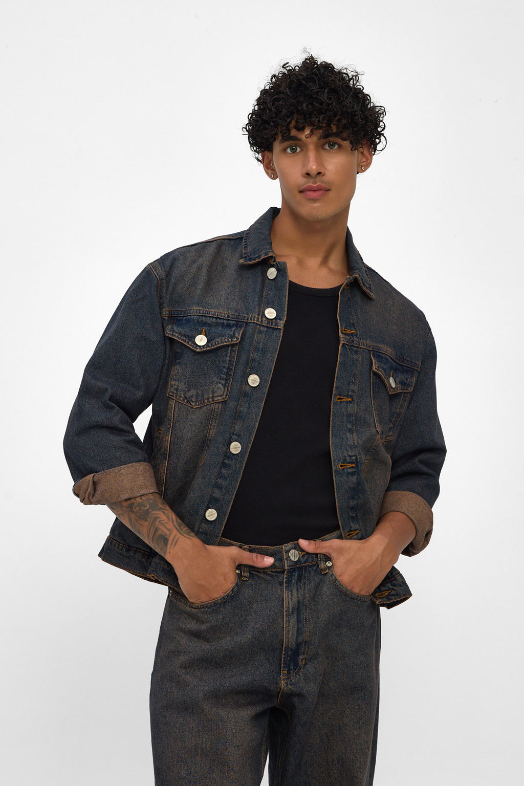 Oversize Indigo Tint Denim Jacket