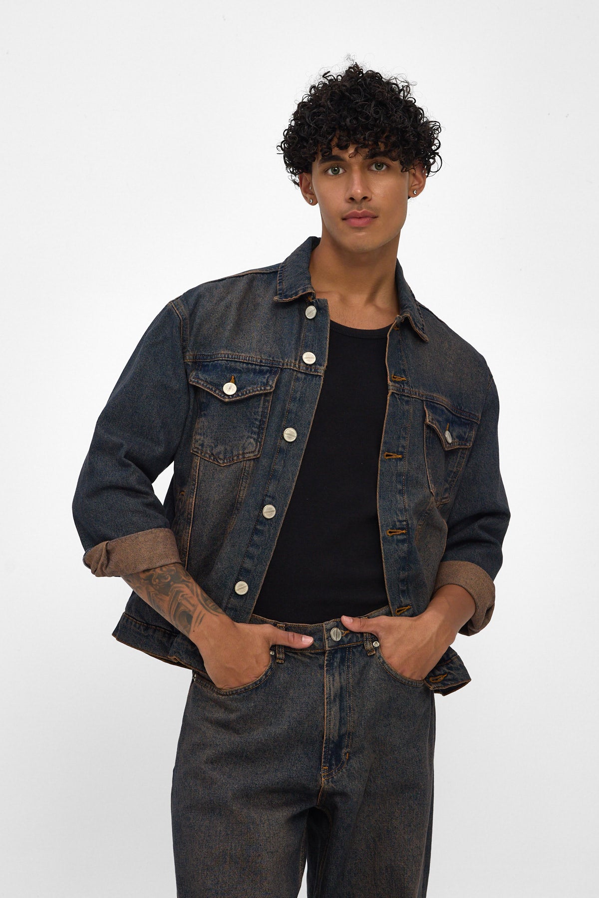 Oversize Indigo Tint Denim Jacket
