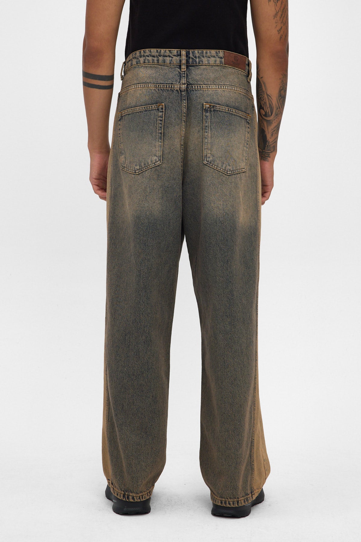 Indigo Sand Fade Baggy Jeans