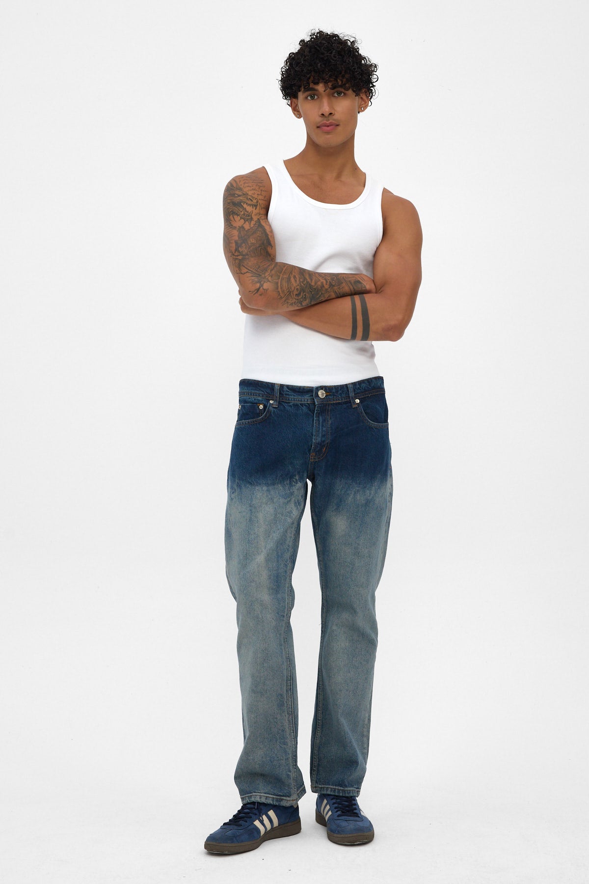 Medium Blue Regular Jeans