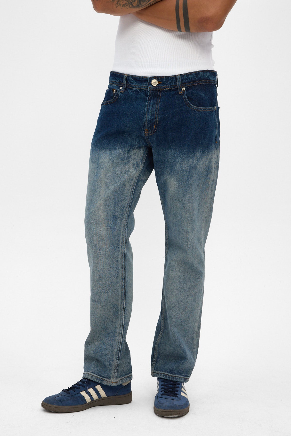 Medium Blue Regular Jeans
