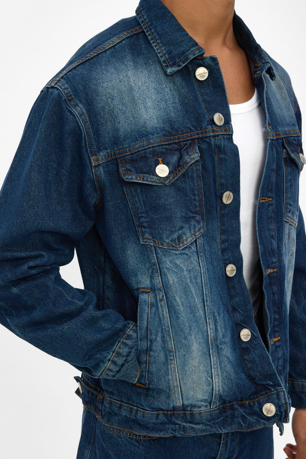 Medium Indigo Denim Jacket