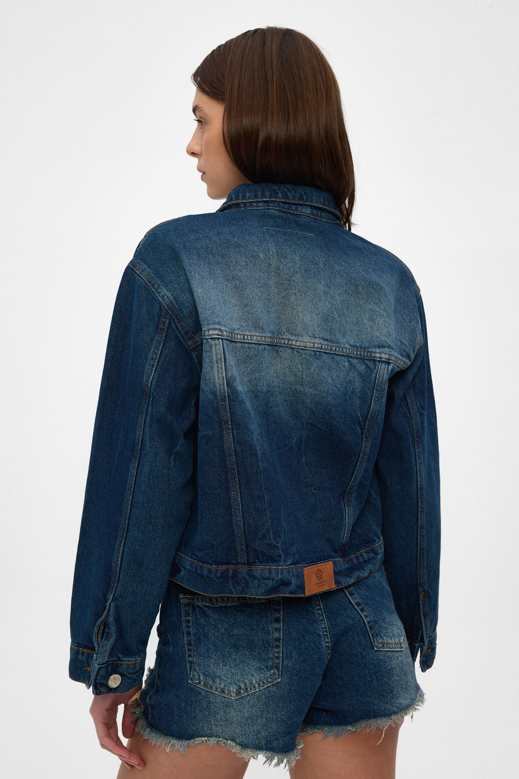 Indigo Distressed Denim Jacket