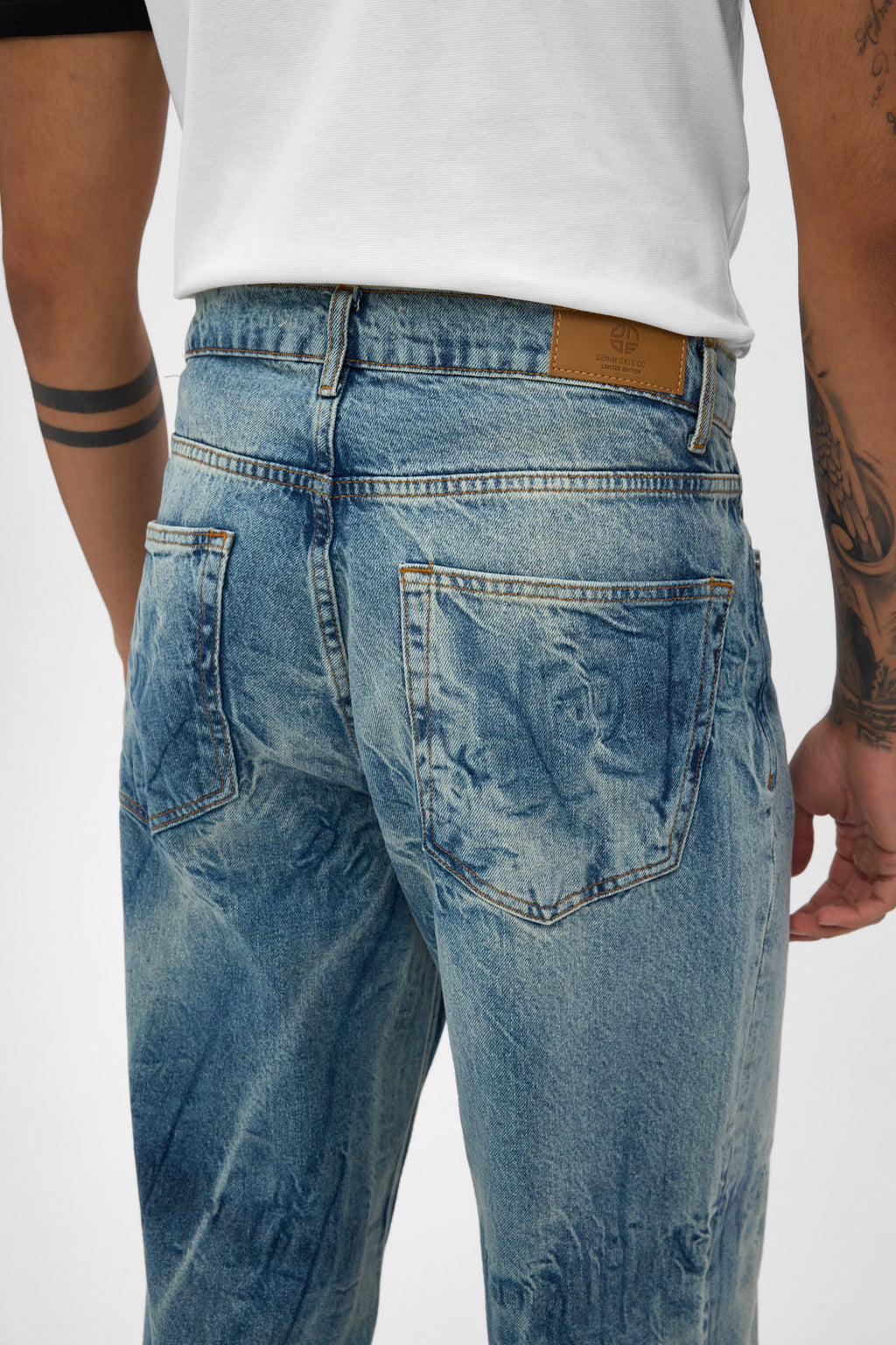 Medium Blue Loose Fit Jeans