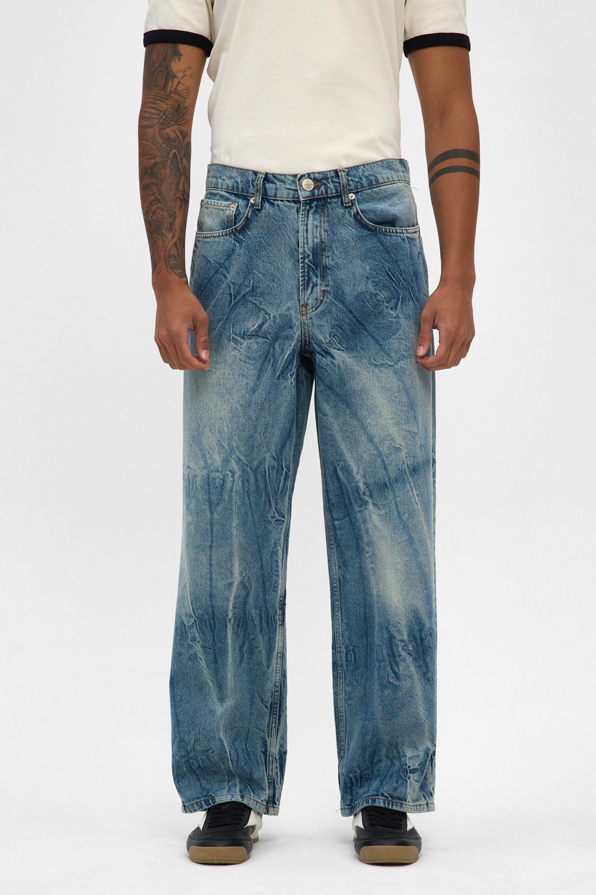 Medium Blue Loose Fit Jeans