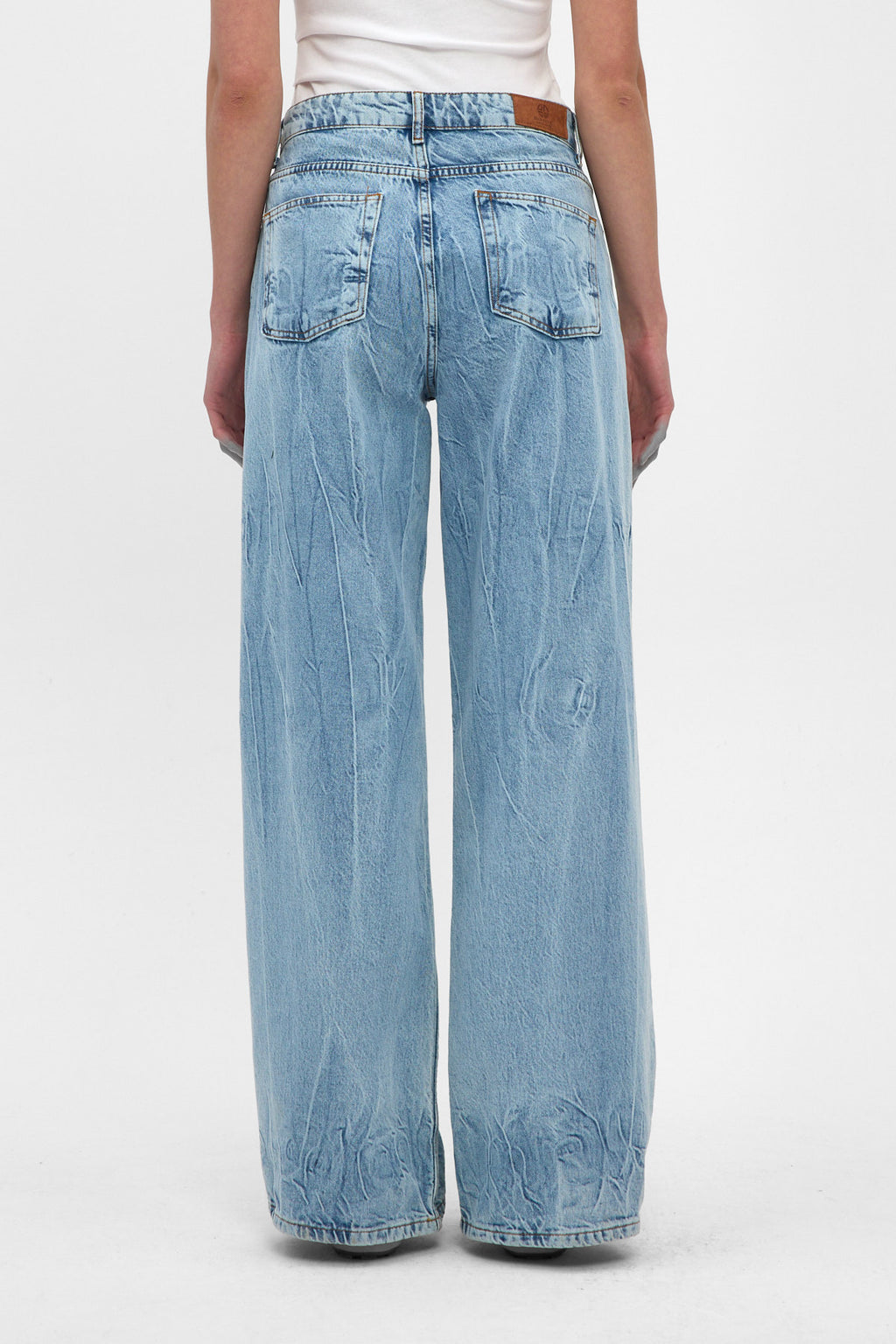 Light Blue Wide Leg Jeans