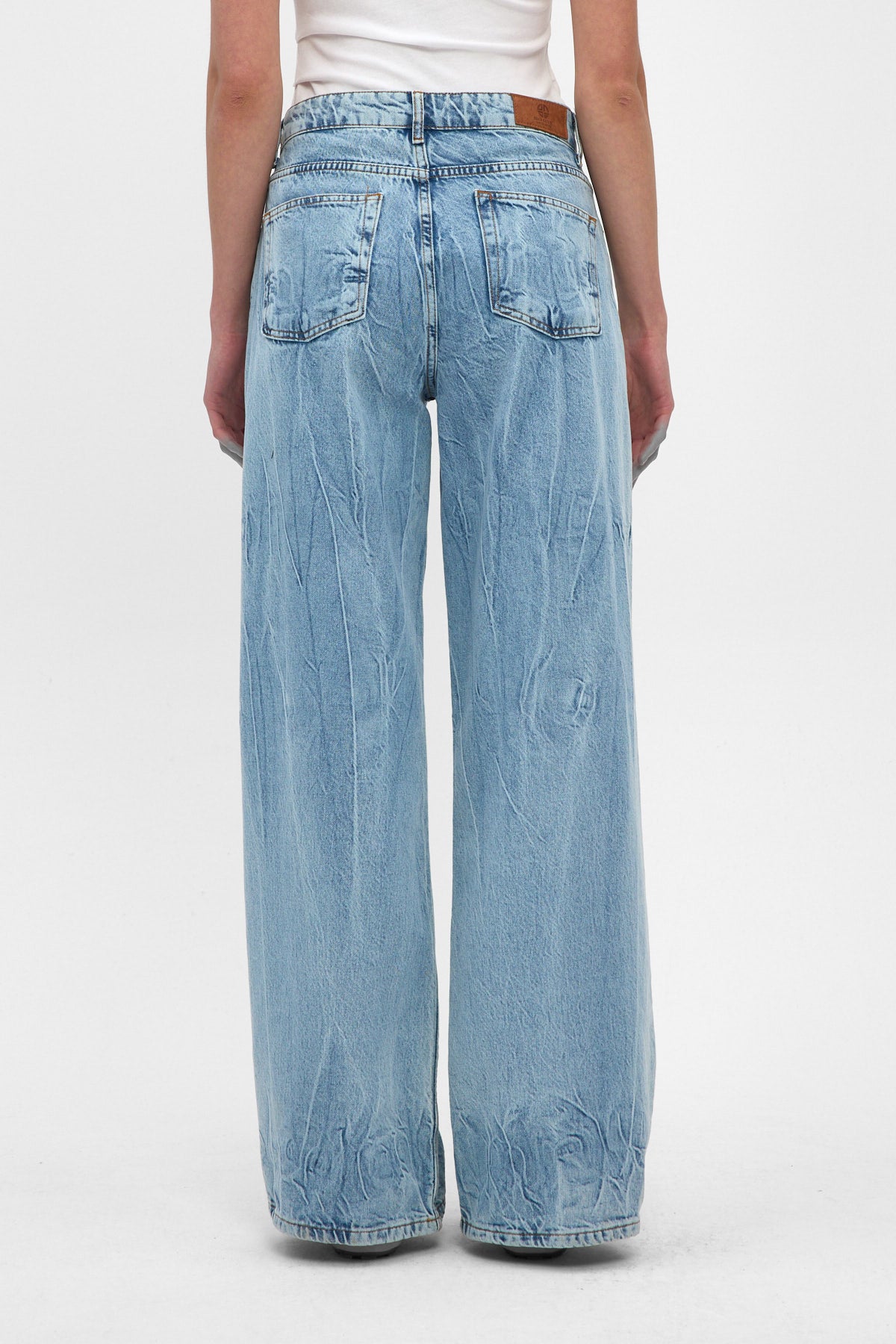 Light Blue Wide Leg Jeans