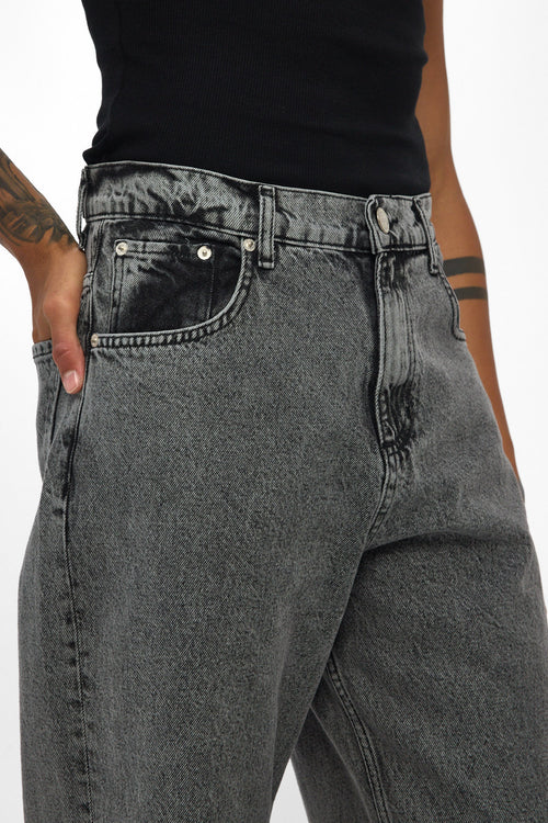Grey Baggy Fit Jeans