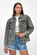Grey Denim Jacket