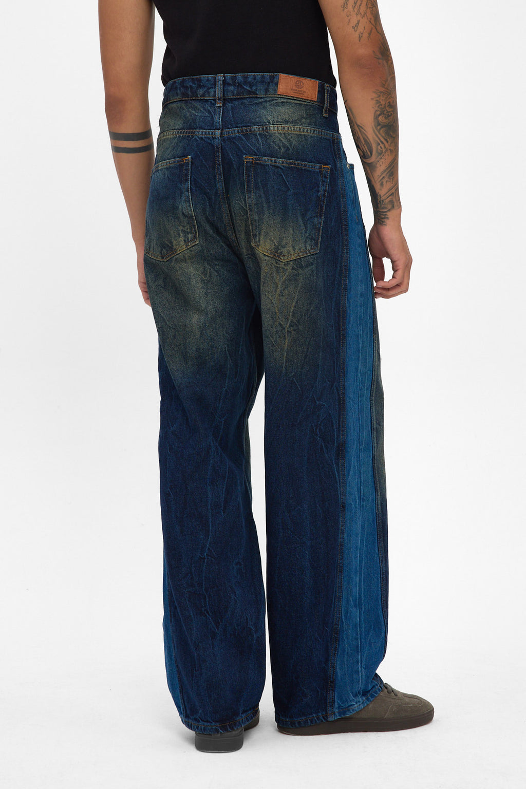 Indigo Sand Fade Baggy Jeans