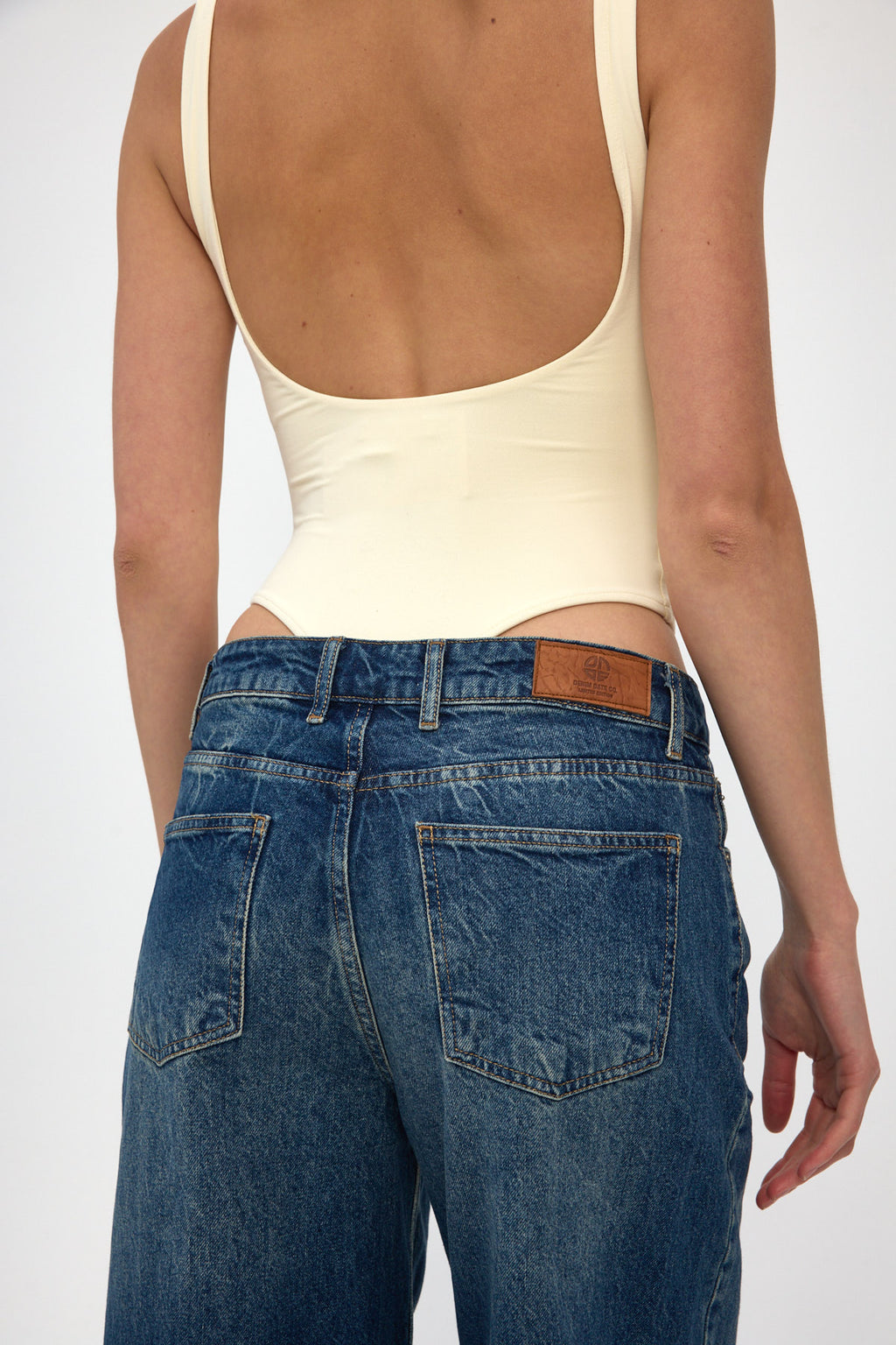 Medium Blue Baggy Jeans