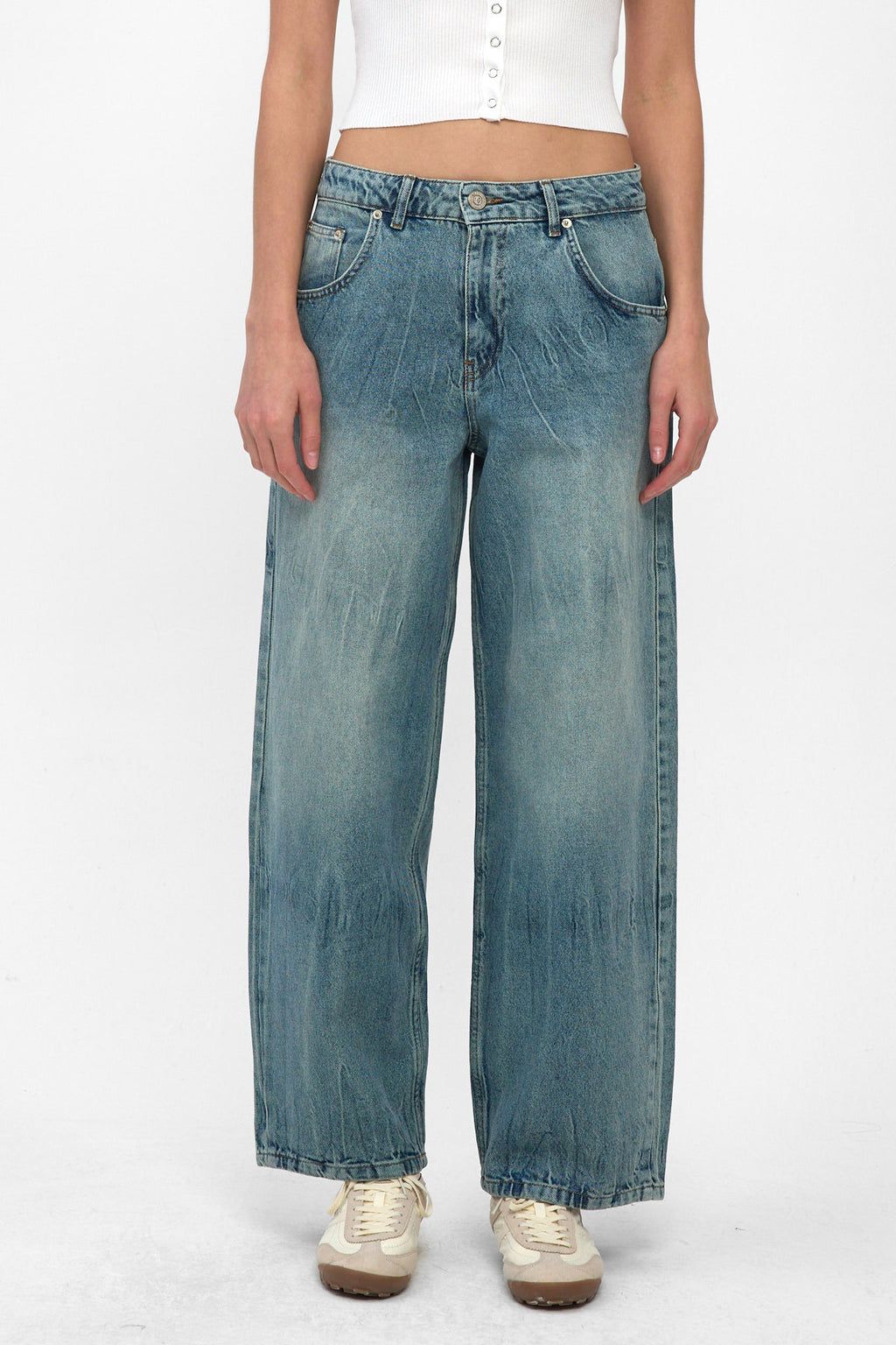 Light Blue Balloon Jeans