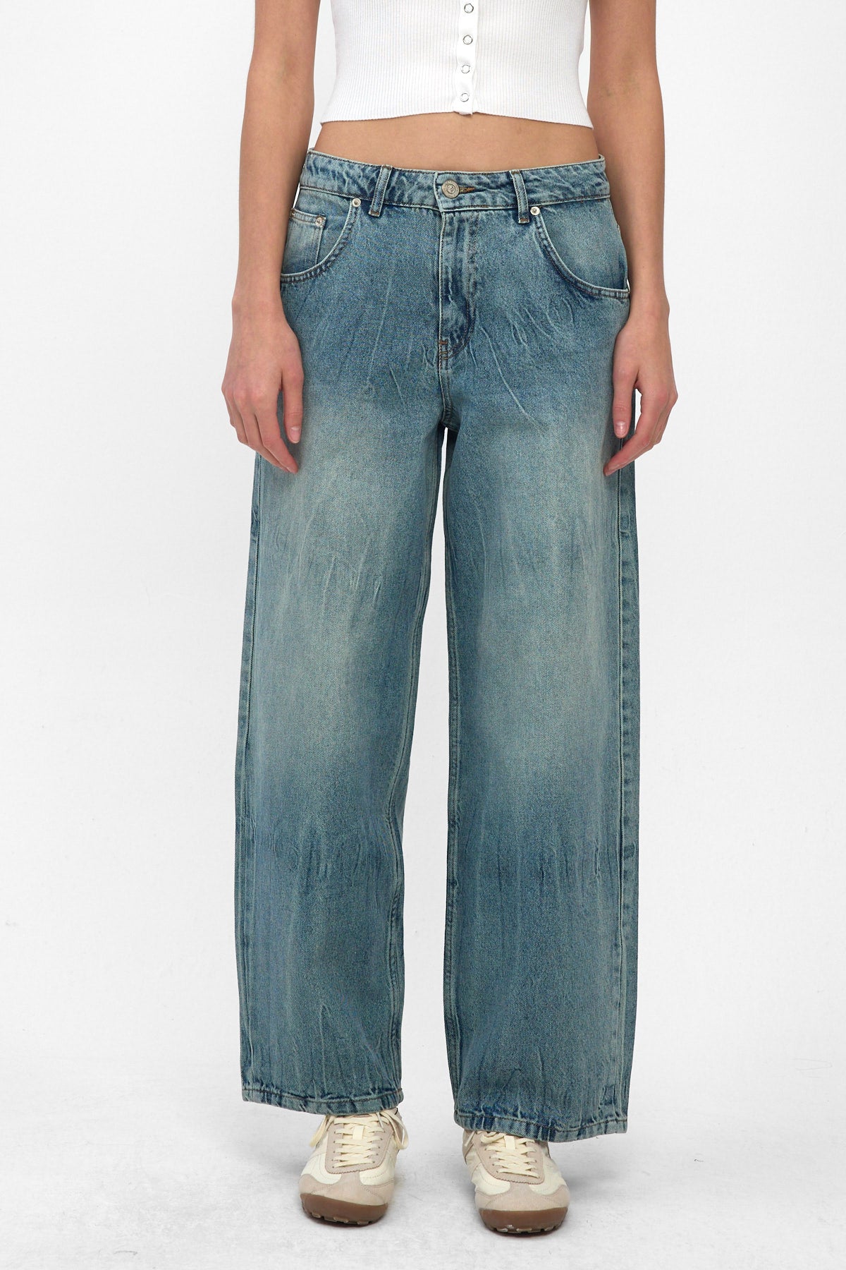 Light Blue Balloon Jeans