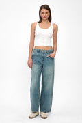 Light Blue Balloon Jeans